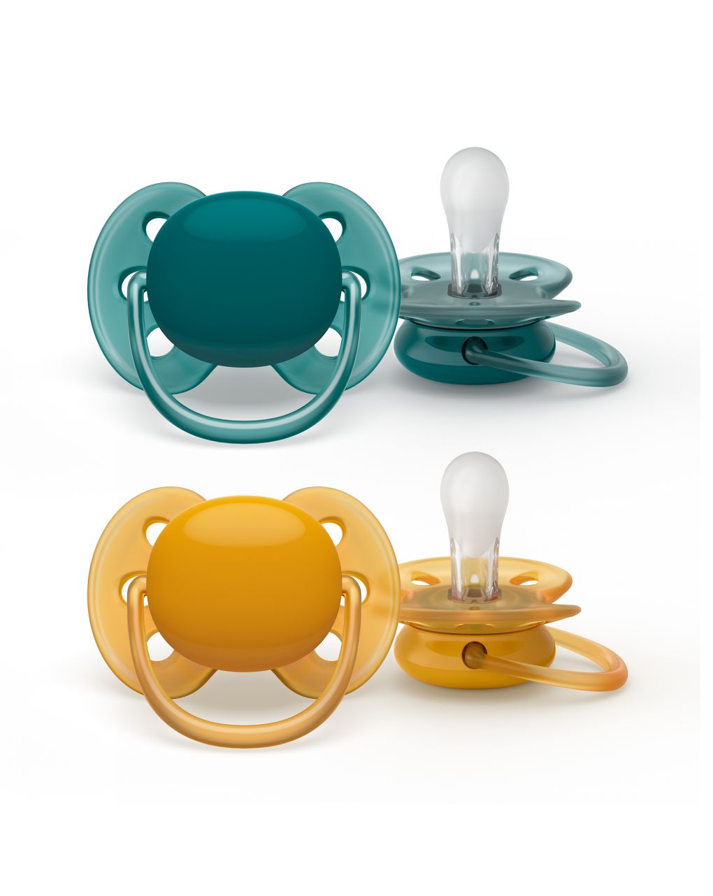 2 succhietti ultra soft 6-18m neutro - philips avent