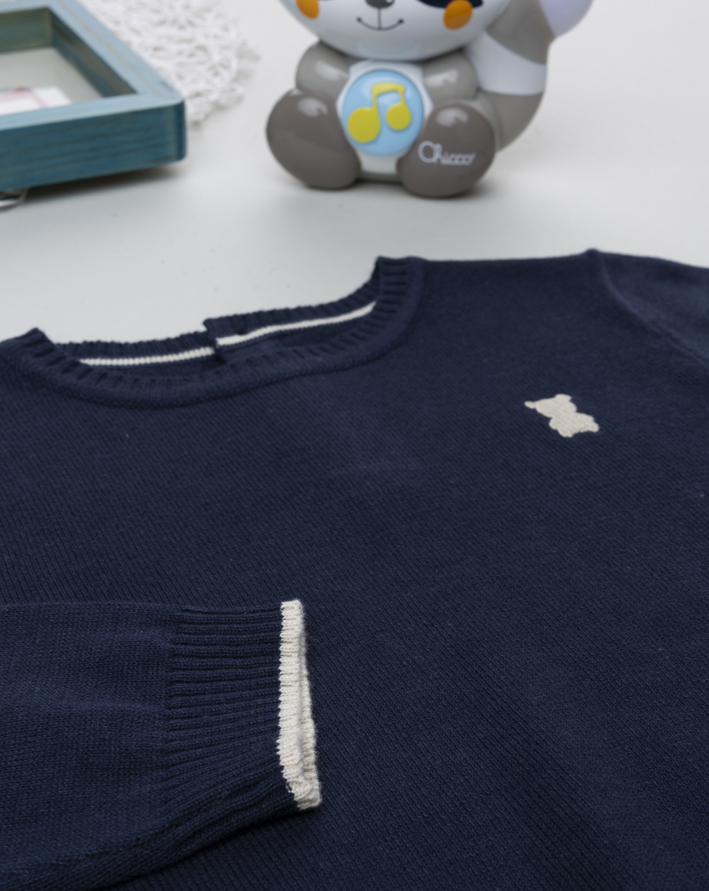 Cardigan elegant bimbo blu