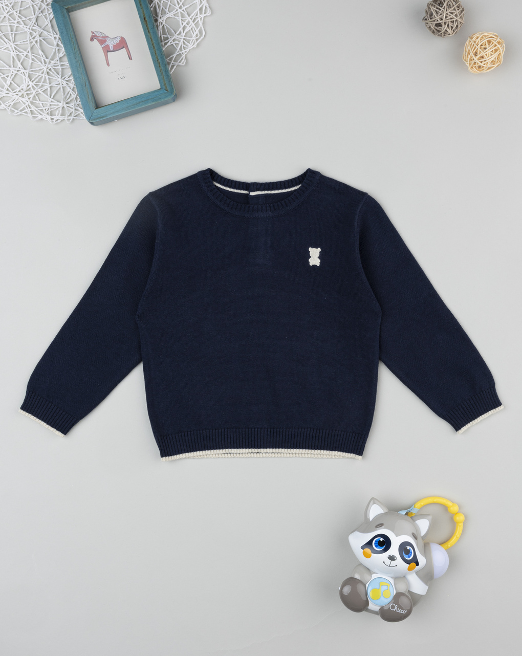 Cardigan elegant bimbo blu