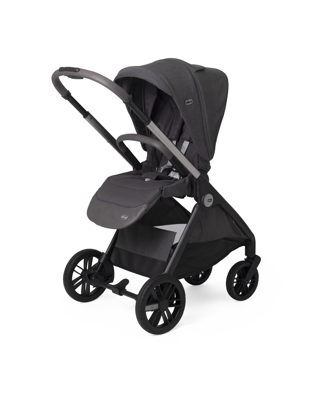 Trio bellagio gc first seat rec black satin - chicco