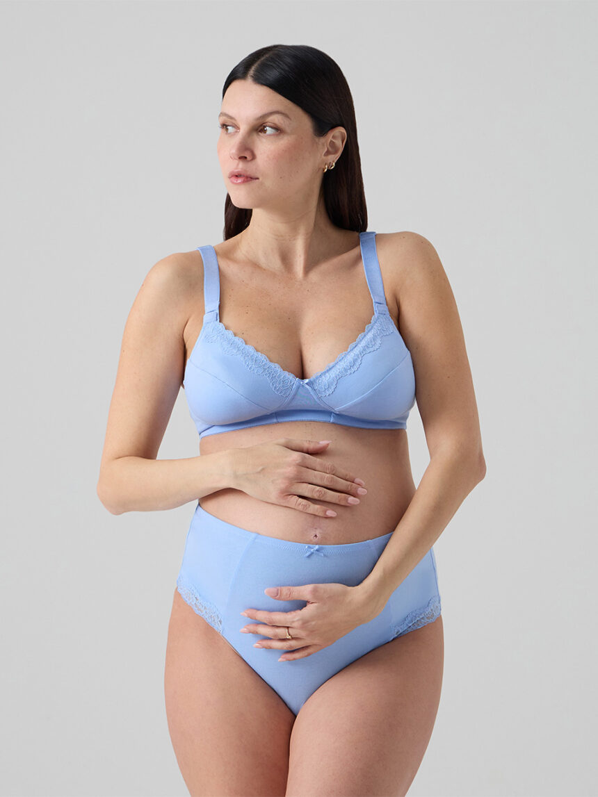 Curve Muse Reggiseno Con Ferretto Per Allattamento Taglie Forti Con Coppe A Discesa-Confezione Da 2-Crema Stampa Arancione,Pesca-3C - Foto 10