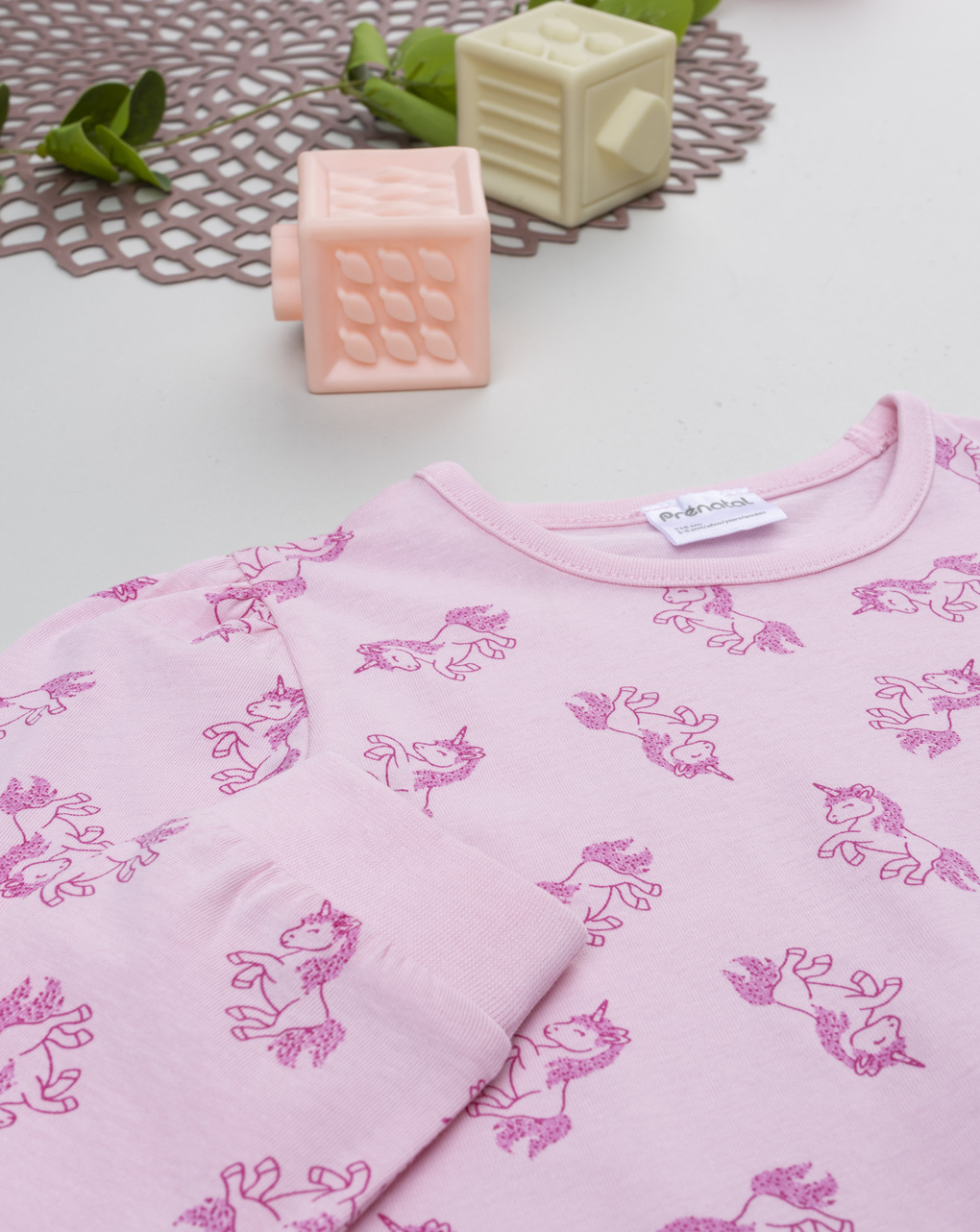Pigiama lungo  bambina unicorni