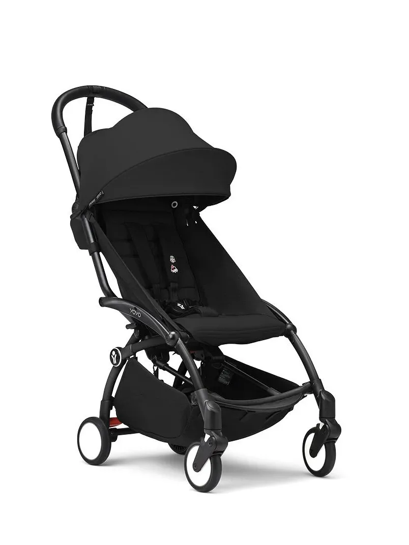 STOKKE YOYO Passeggino con telaio yoyo³ black e rivestimento black 6+ - stokke® yoyo®