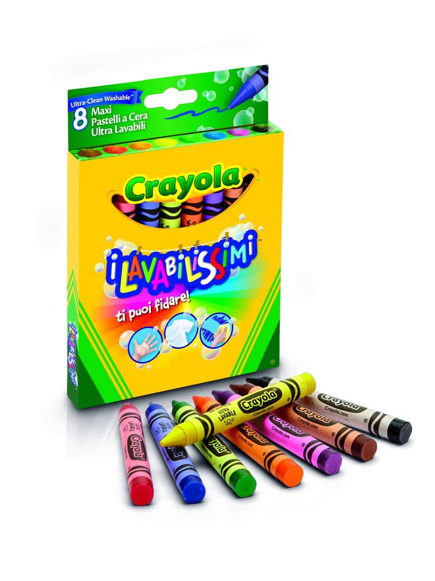 Crayola - 8 maxi pastelli a cera lavabili