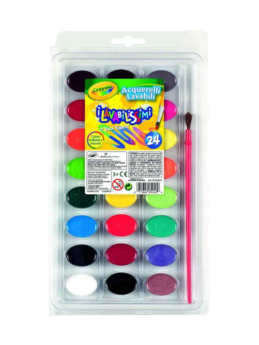 Crayola - 24 acquerelli lavabili