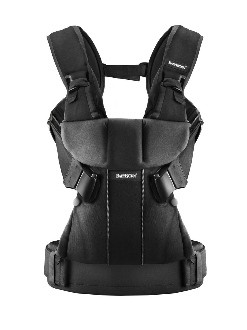 Marsupio baby carrier one black cotton mix