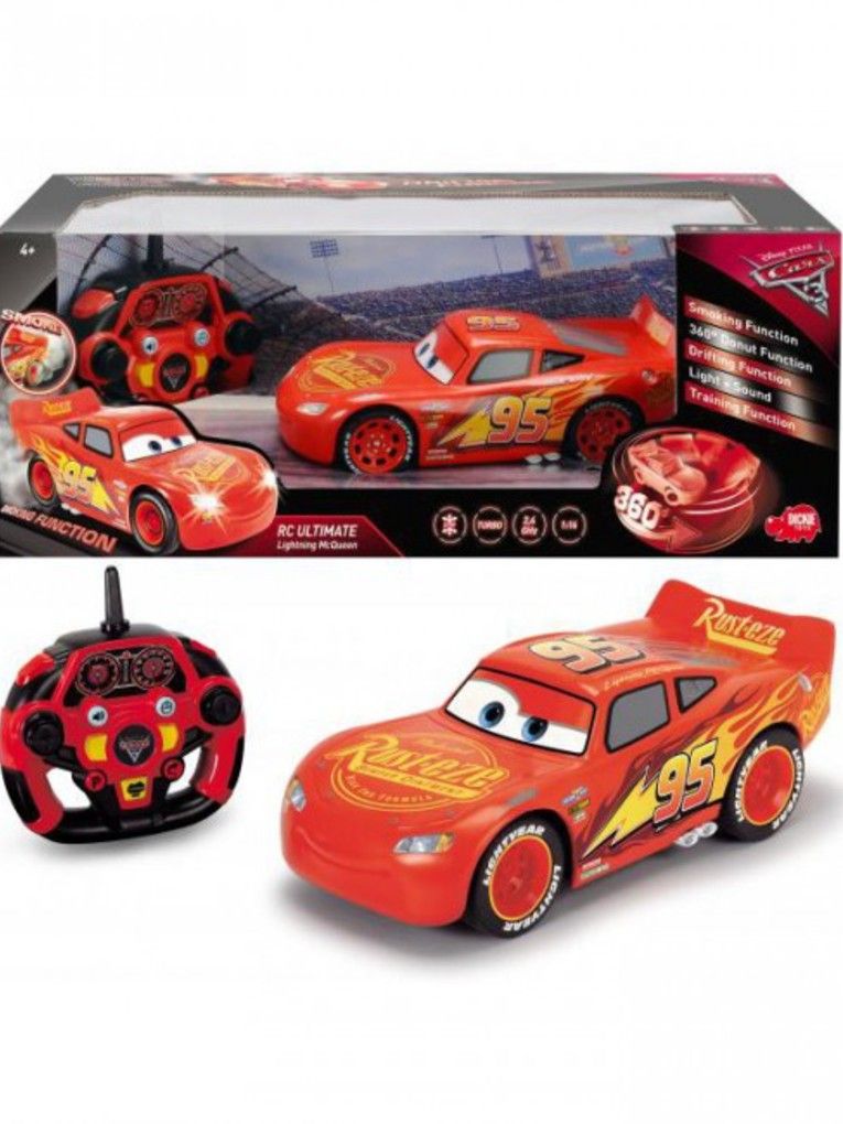 Cars 3 rc saetta mc queen 1:16 con funzi