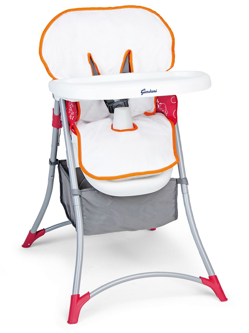 Copri seggiolone in spugna bordo arancio