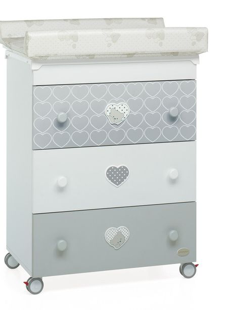 Cassettiera lovely con mangiapannolini maialino