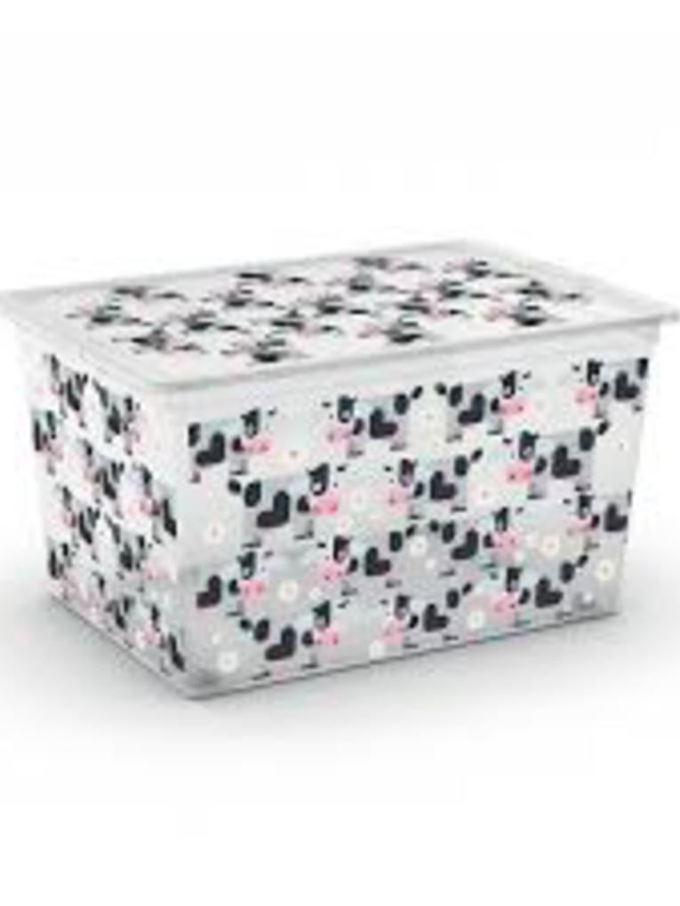 C-box cute animals xl con ruote - 55x38,