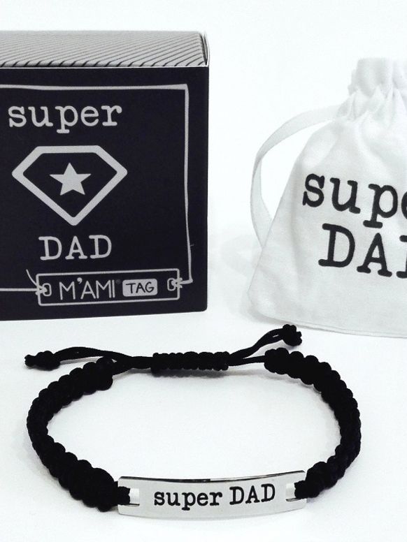 Braccialetto m'ami tag super dad