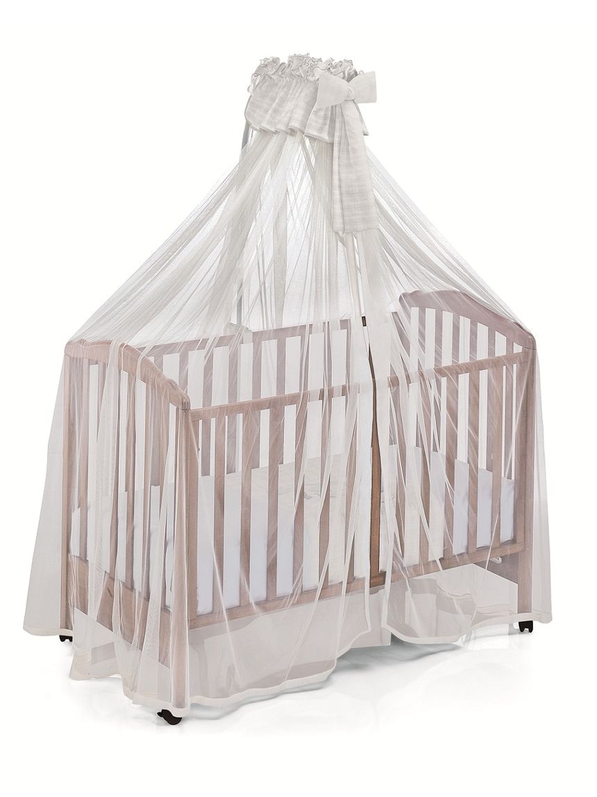 Velo per lettino bianco