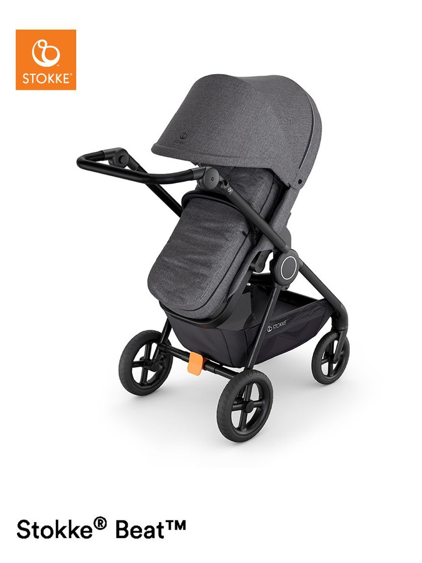 Sacco softbag per passeggino stokke® black melange
