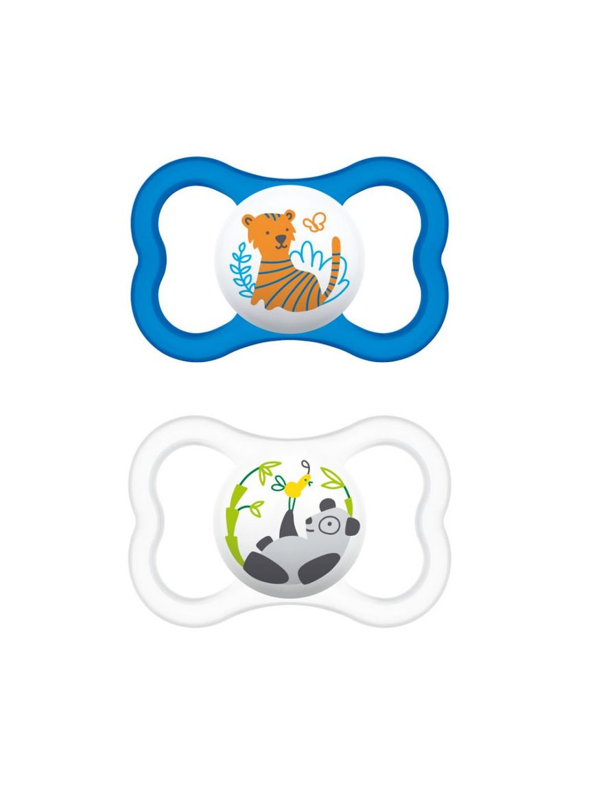 Succhietti air 16+ caucciù conf. doppia blu/bianco