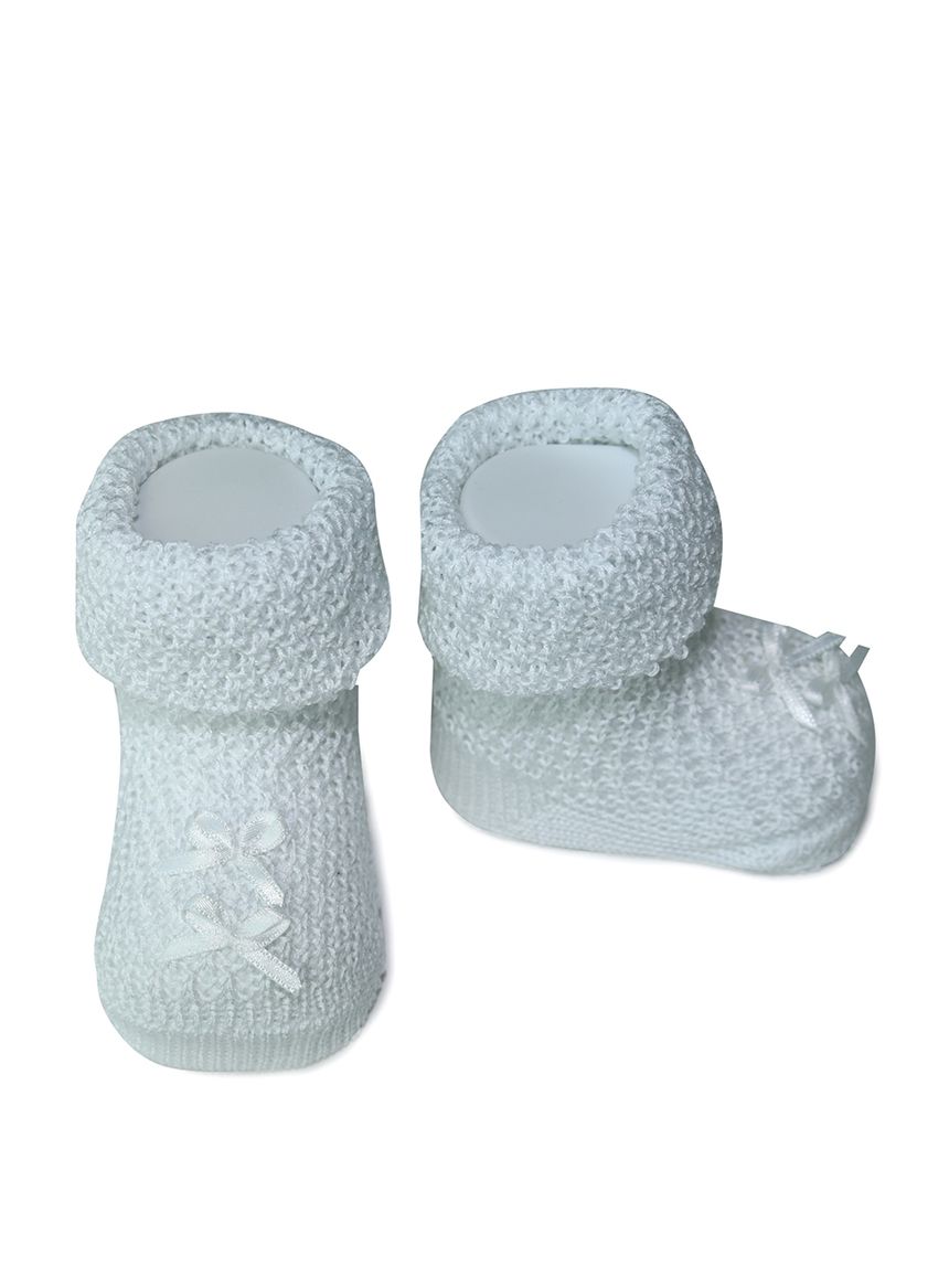 Calzine tricot effetto scarpa