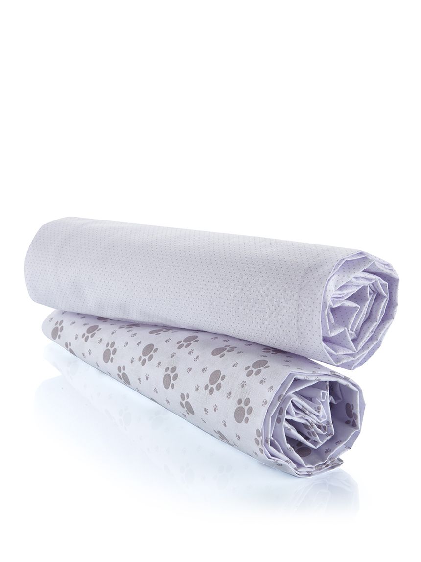 Pack 2 sotto letto con angoli in tessuto