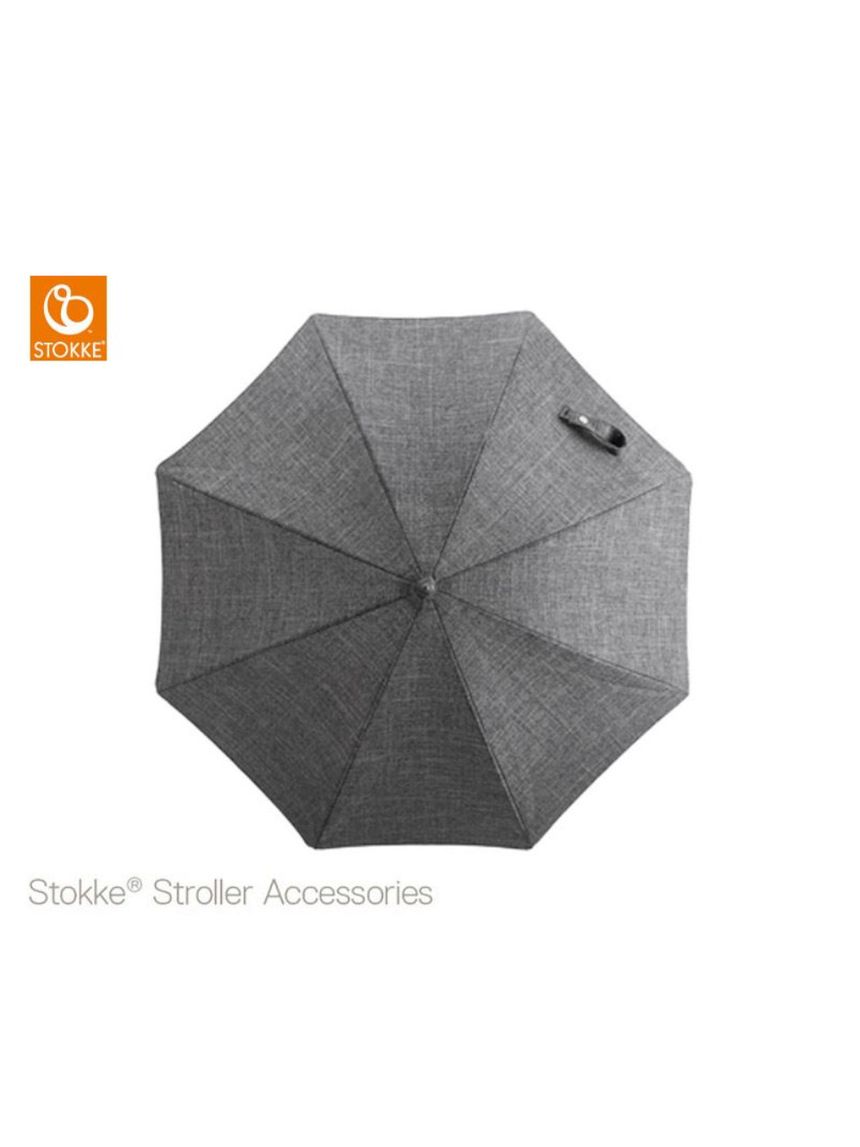 Stokke® passeggino ombrellino parasole - black melange