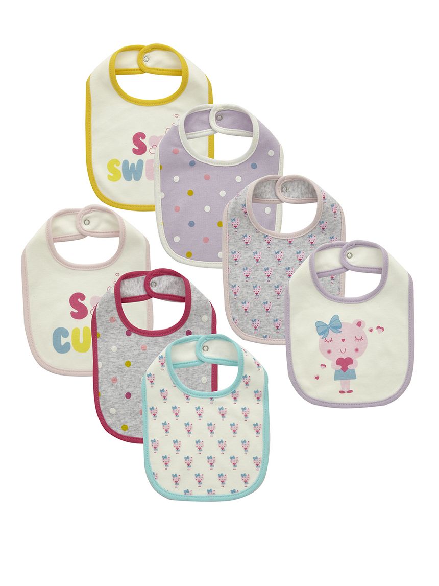 Pack x7 bavaglini interlock