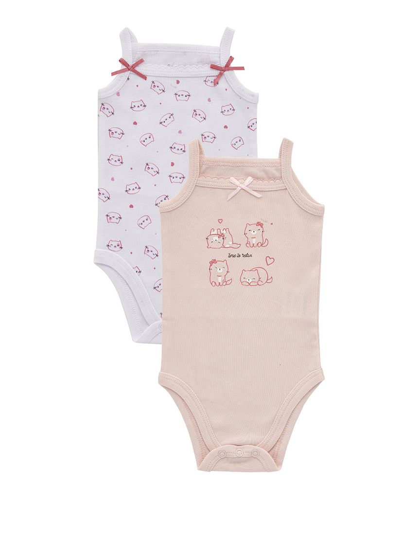 Pack 2 body con spalline strette