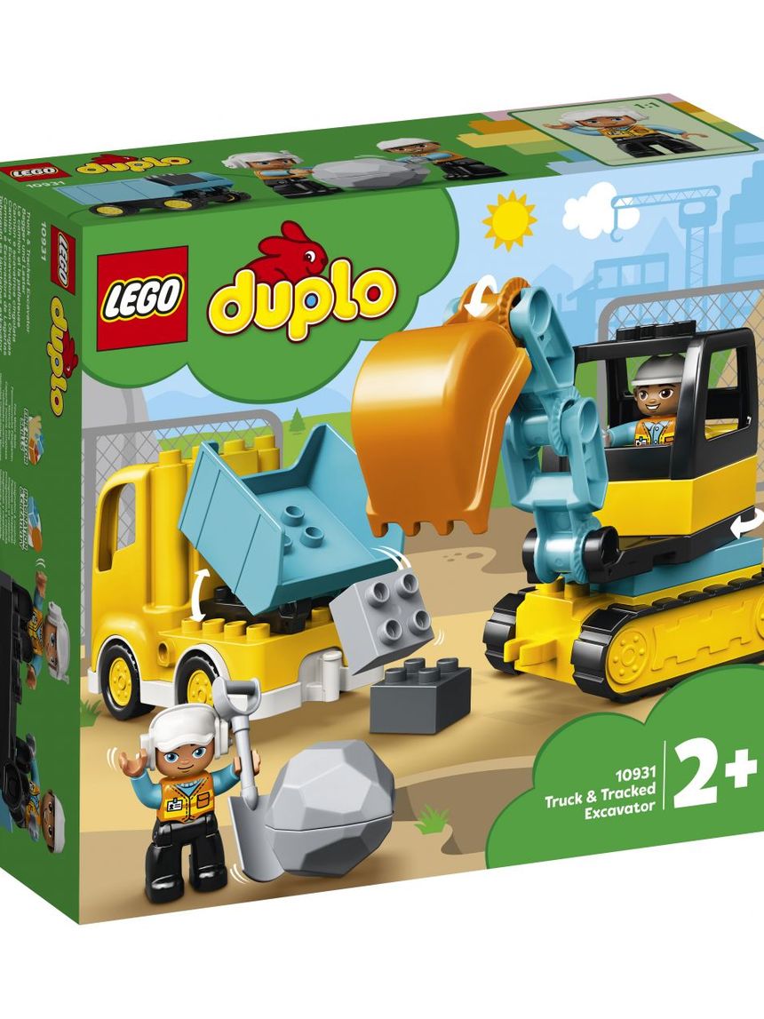 Duplo - camion e escavatore cingolato - 10931