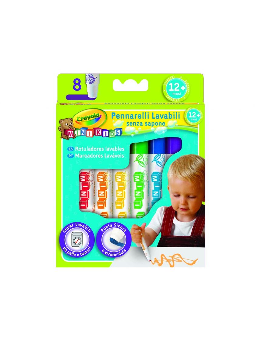 Crayola - 8 colori fibra mini kids