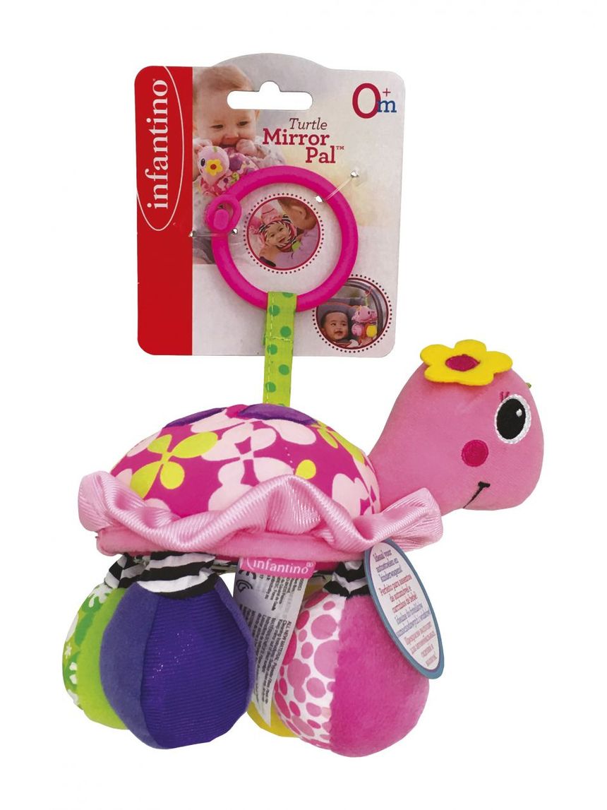 Infantino - sonaglino tartaruga rosa
