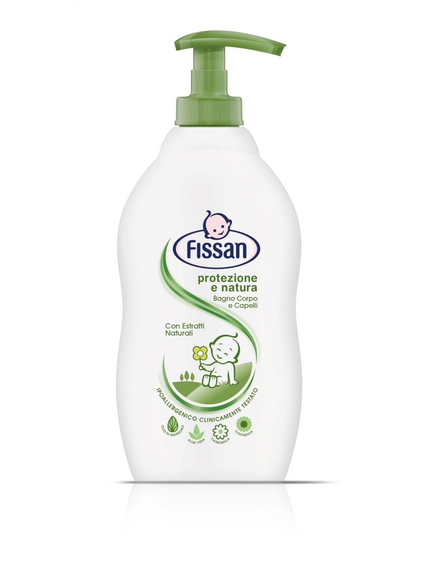 Bagno corpo e capelli protezione e natura 2in1