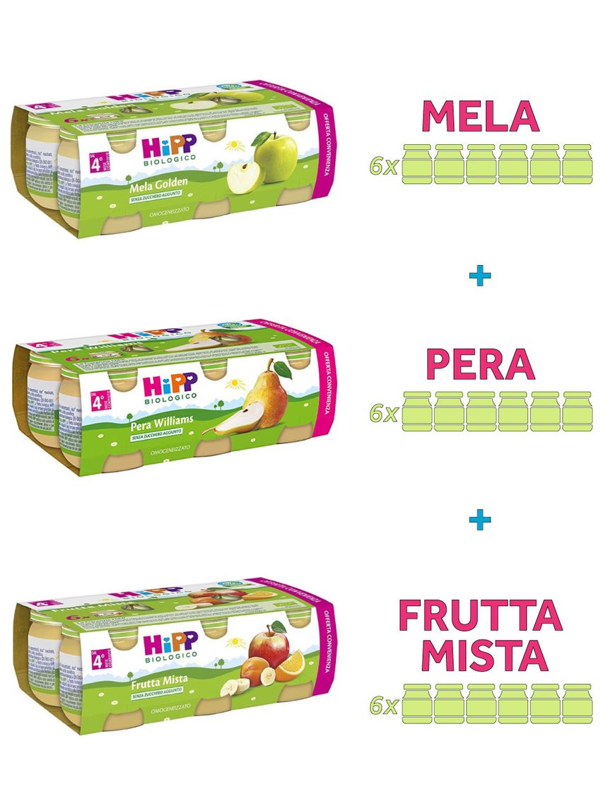 Omogeneizzati hipp - frutta (4m)