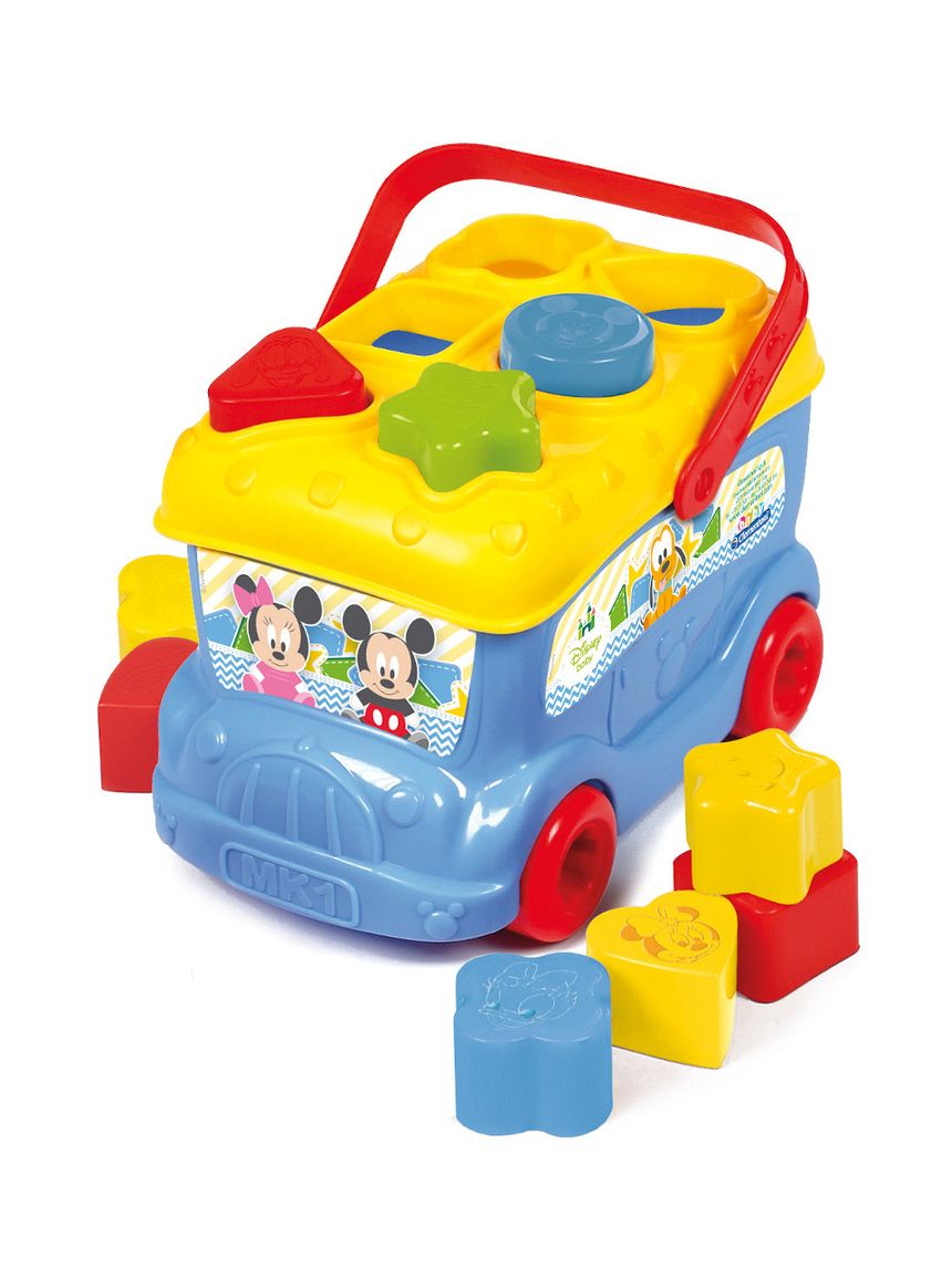 Clementoni - soft clemmy - baby mickey bus inserimento forme