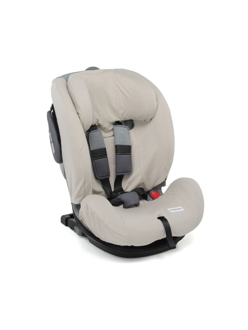 Cover beige in tencel™ lyocell per seggiolino isoplus - foppapedretti
