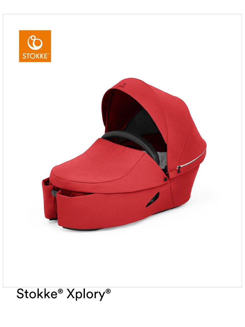 Navetta stokke® xplory® x ruby red per il comfort del neonato anche fuori casa