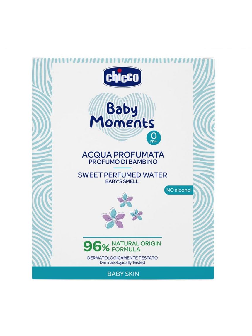 Acqua profumata baby moments chicco baby skin