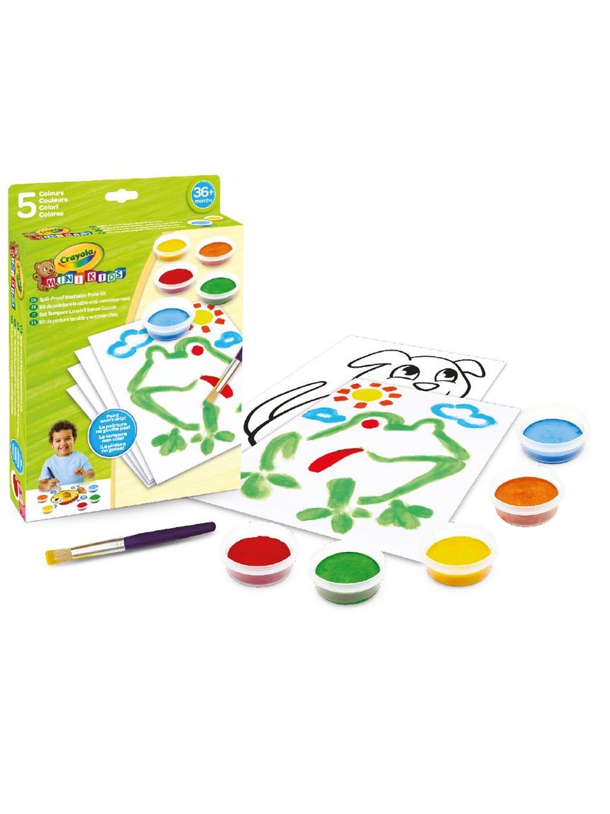 Crayola - set tempere lavabili senza goccia mk