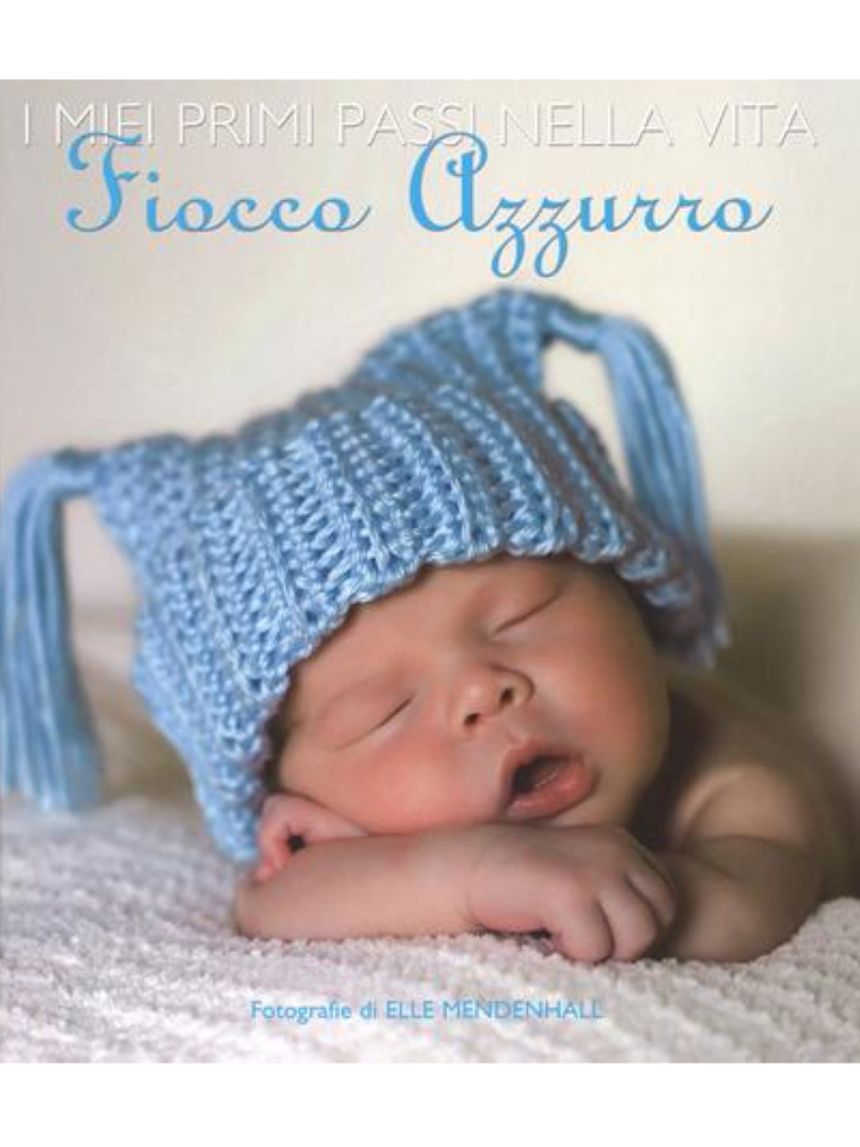 I miei primi passi nella vita. fiocco azzurro