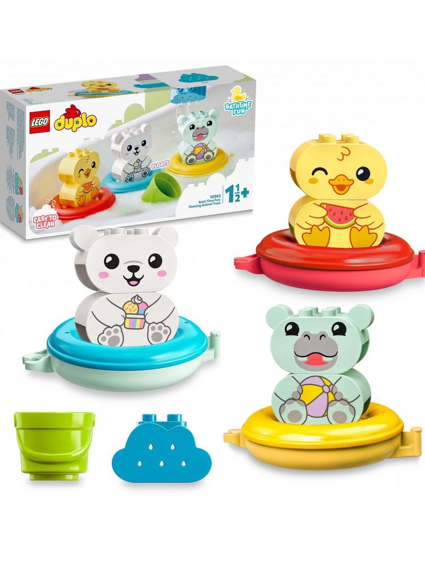 Duplo - ora del bagnetto: treno degli animali galleggiante - 10965