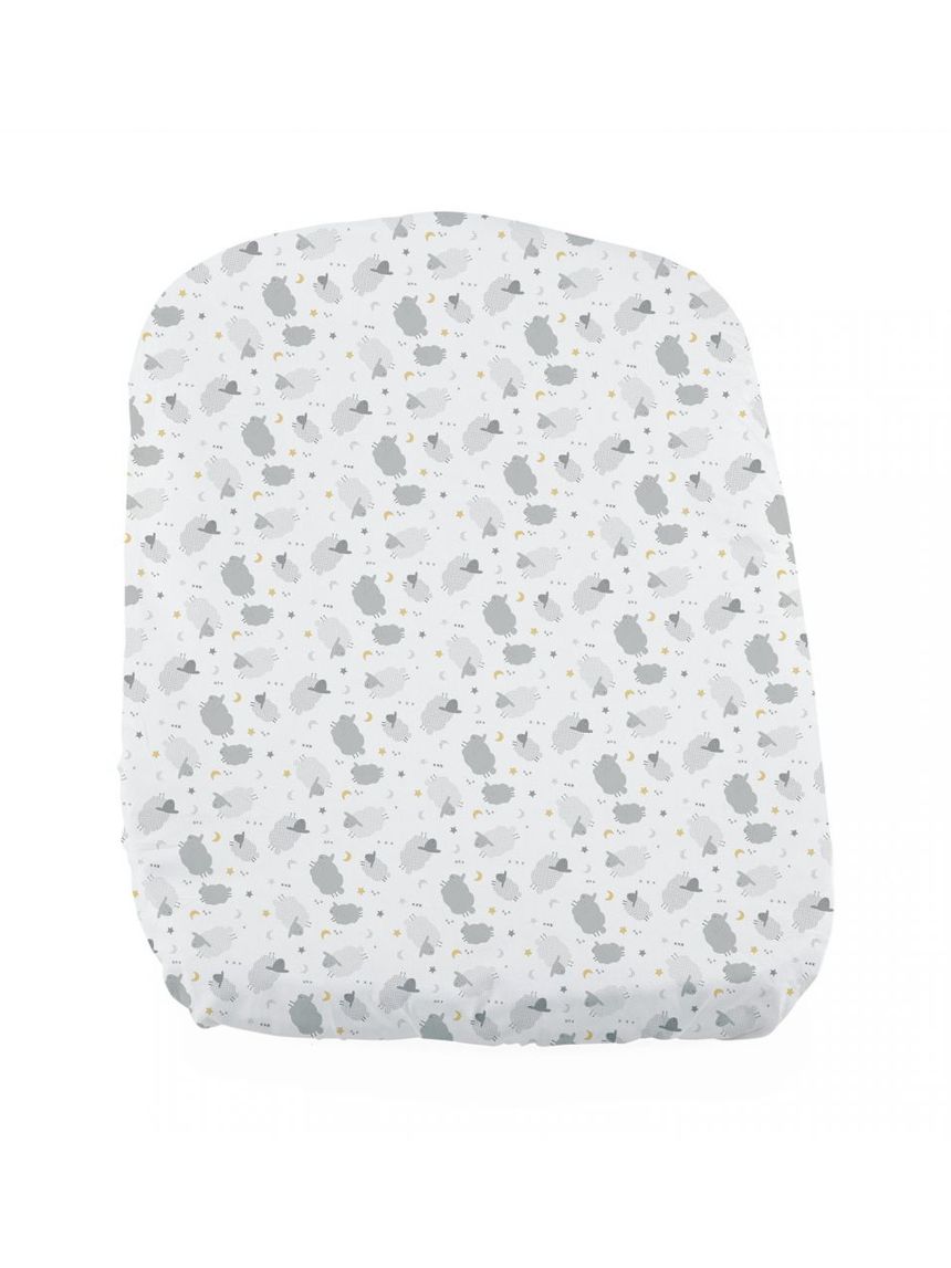 Set lenzuola baby hug 2 pz grey sheep