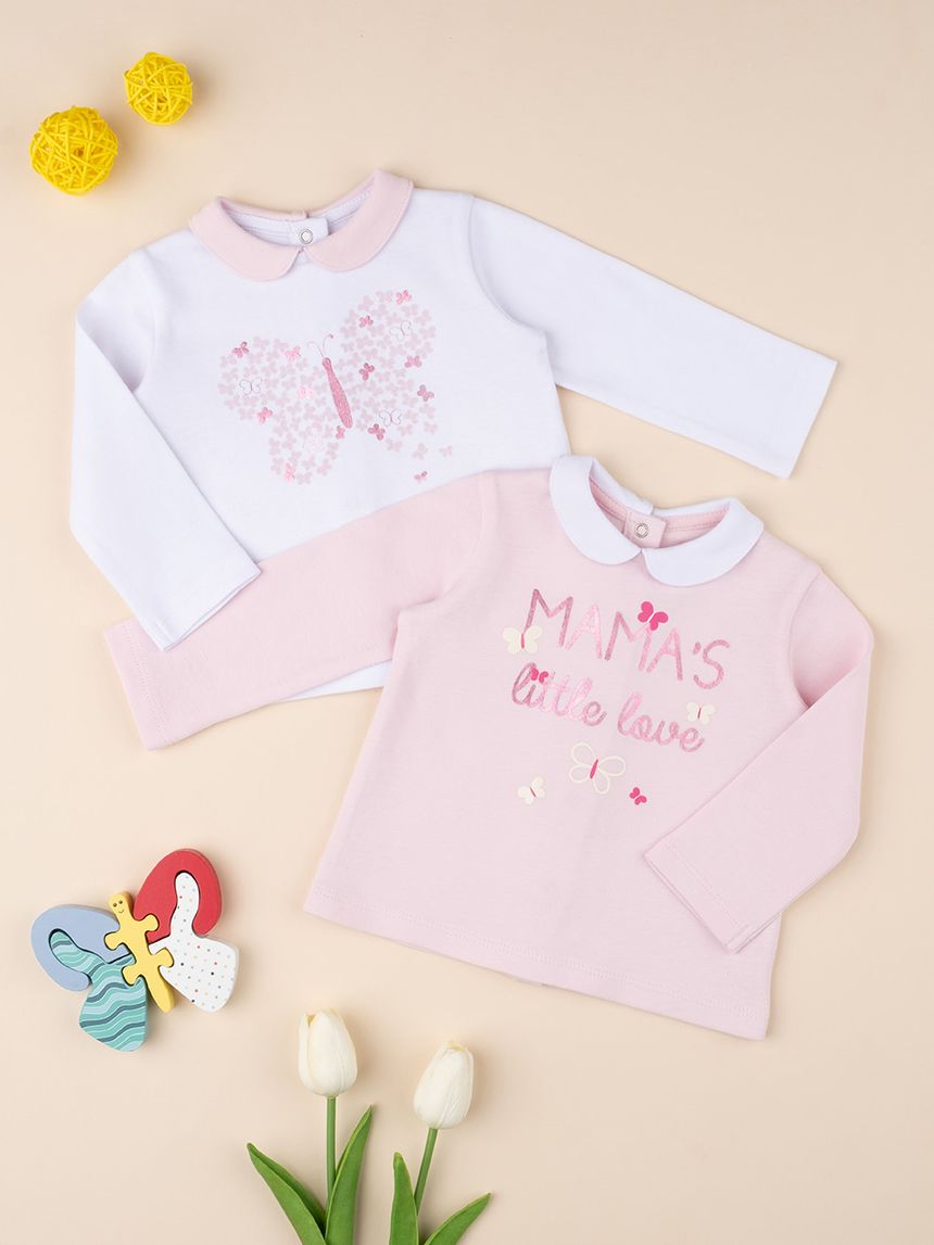 Pack 2 t-shirt "little love"