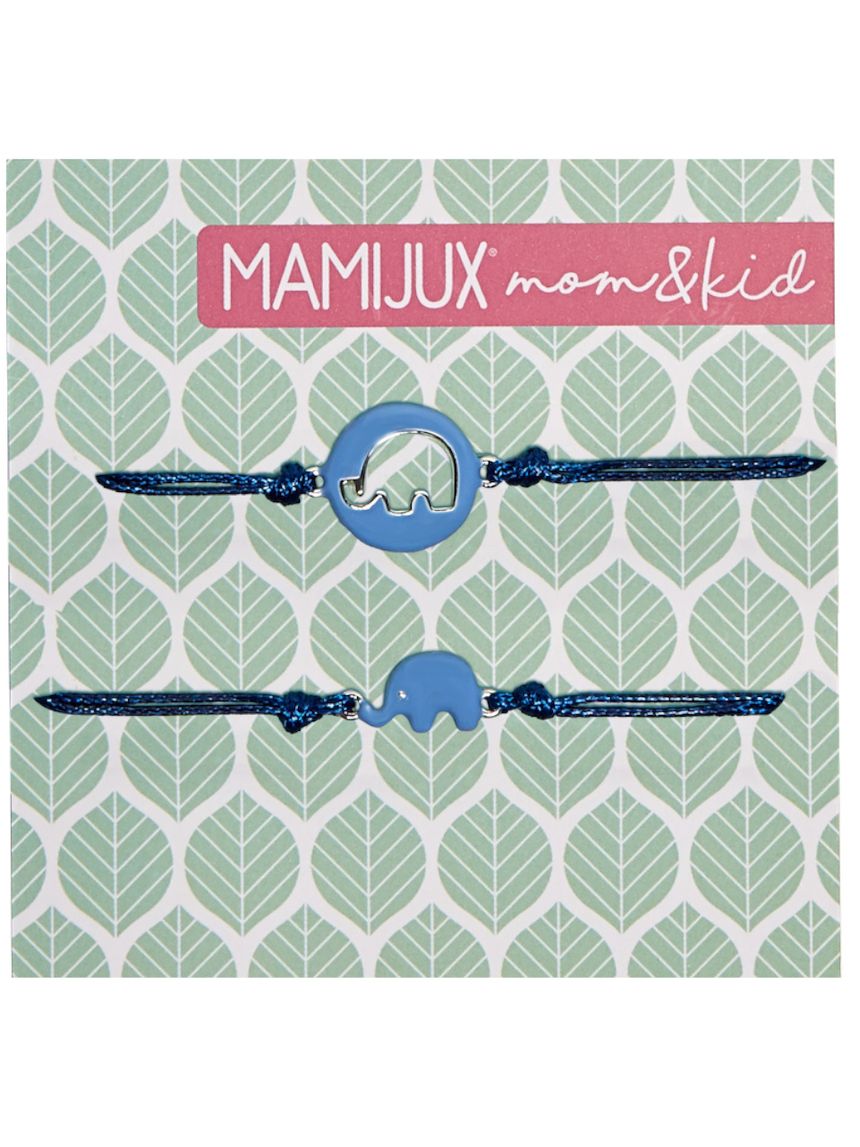 Mamijux bracciale elefantino azzurro - mom&kid