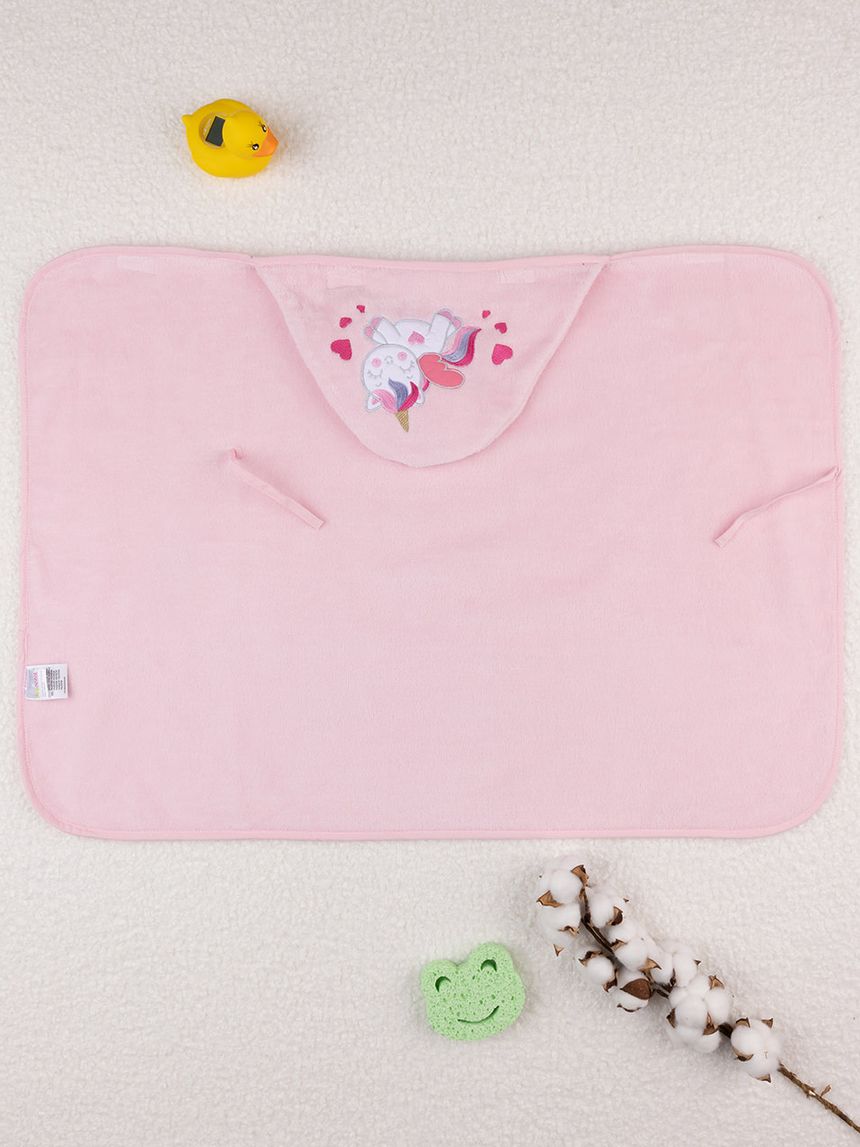 Set quadrato spugna girl "unicorno"