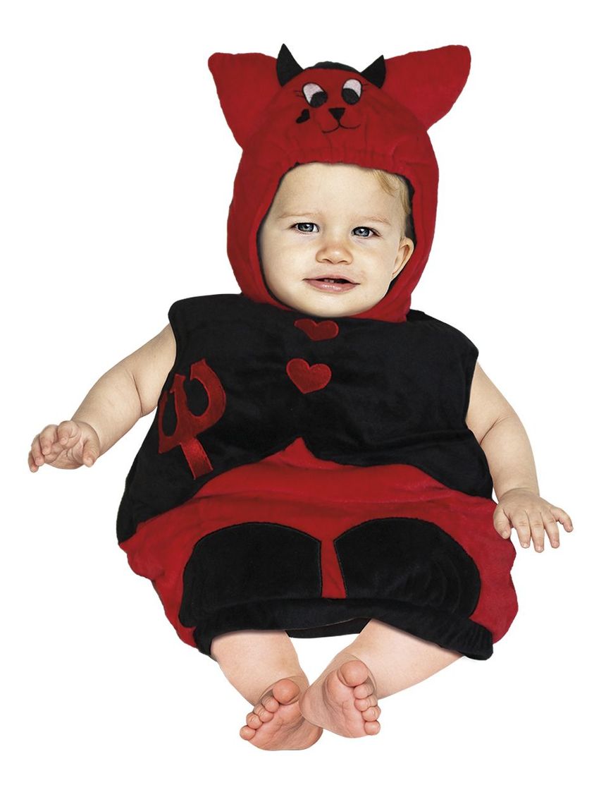 Costume diavolino baby 0-12 mesi - carnaval queen