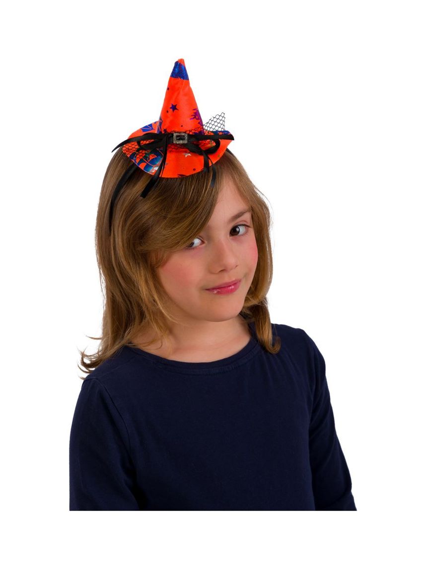 Cappellino strega arancione - carnival toys