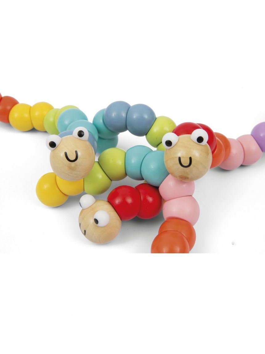 Bruco snodato in legno - wood’n’play
