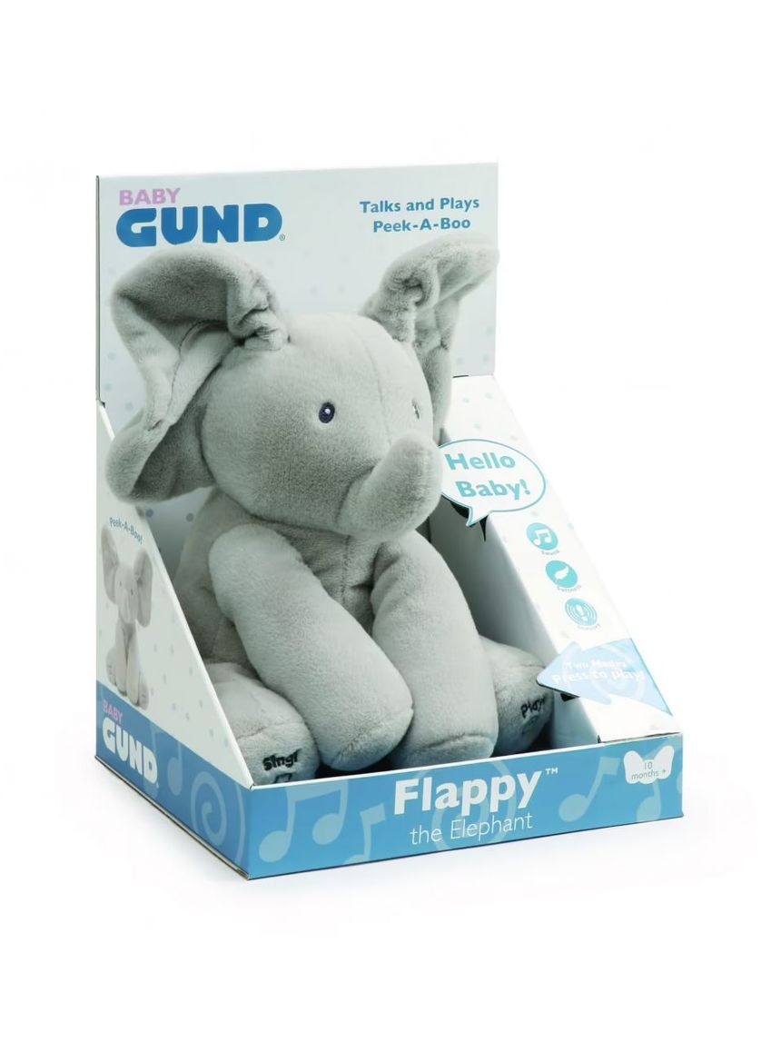Peluche interattivo flappy l’elefantino - gund