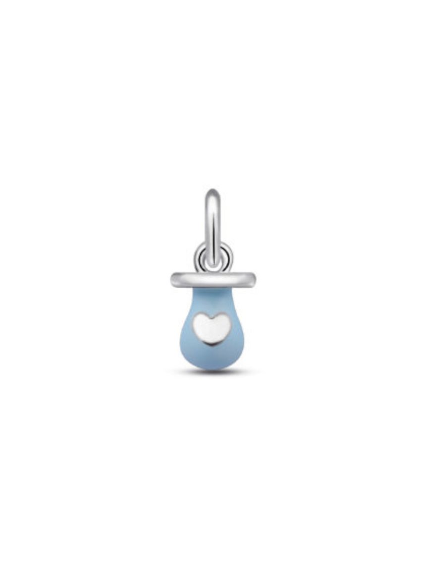 Ciondolo ciuccio azzurro