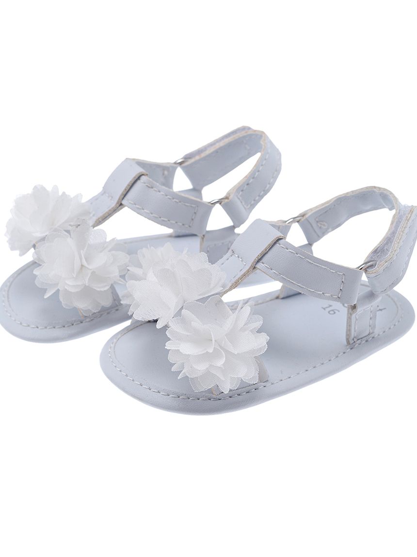 Sandalo olessia fiori organza