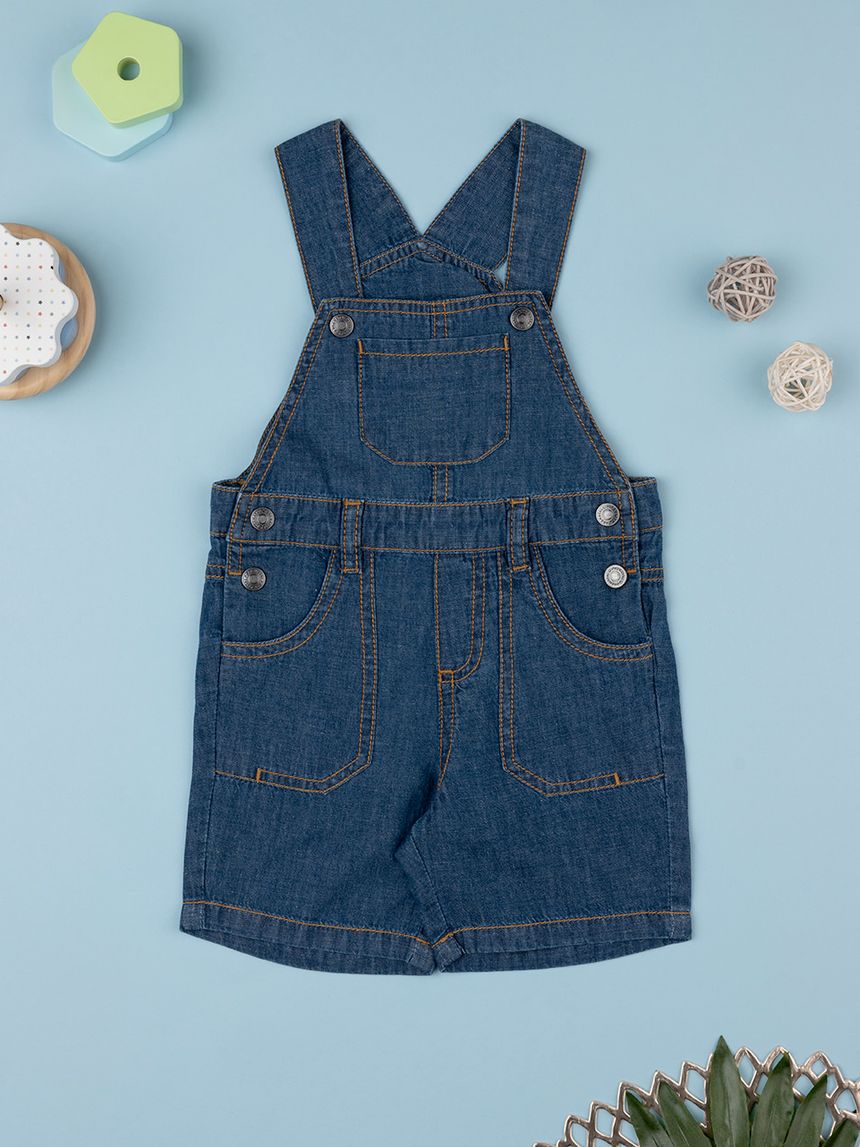 Salopette chambray bimba