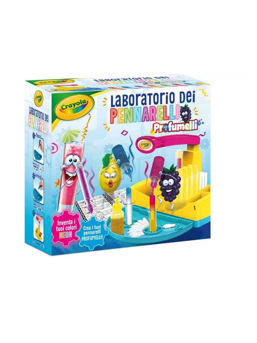 Laboratorio dei pennarelli profumelli neon - crayola