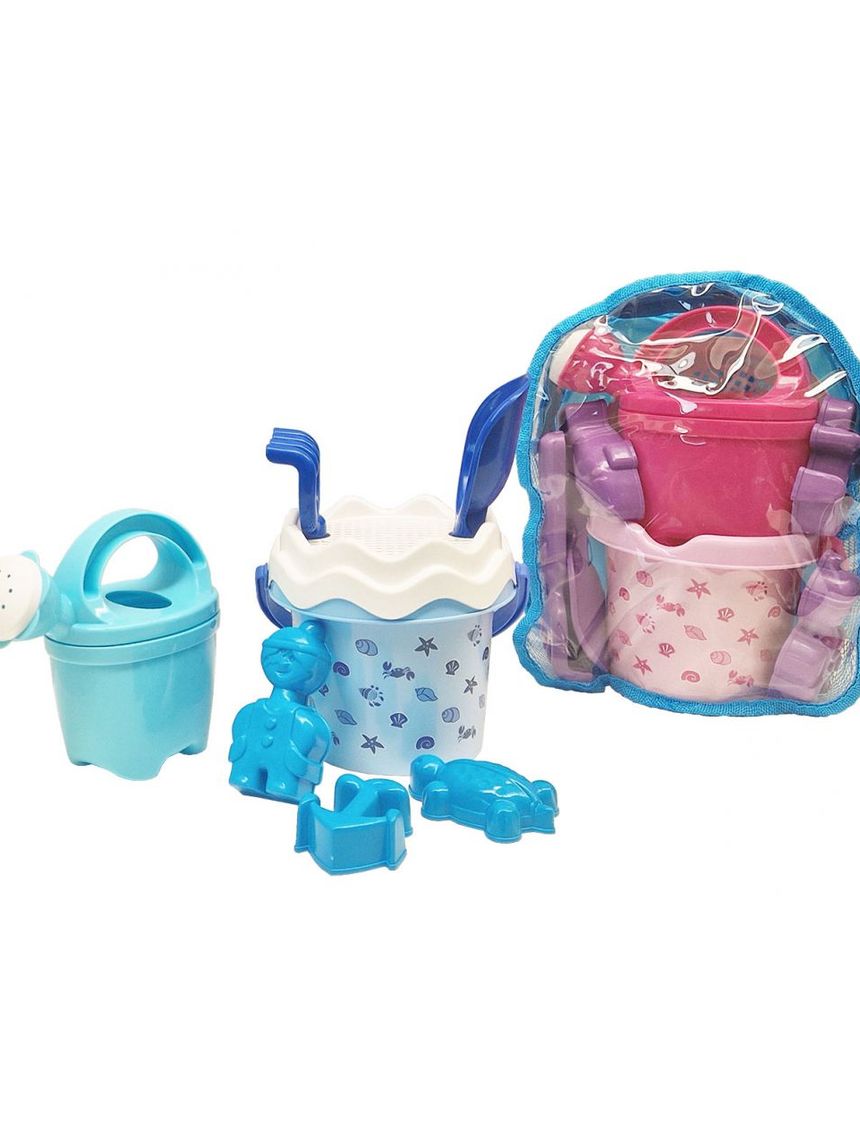 Set mare zaino sea shell - androni giocattoli