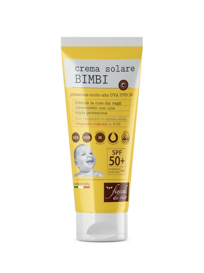 Crema solare bimbi spf 50+ | 100ml - fiocchi di riso