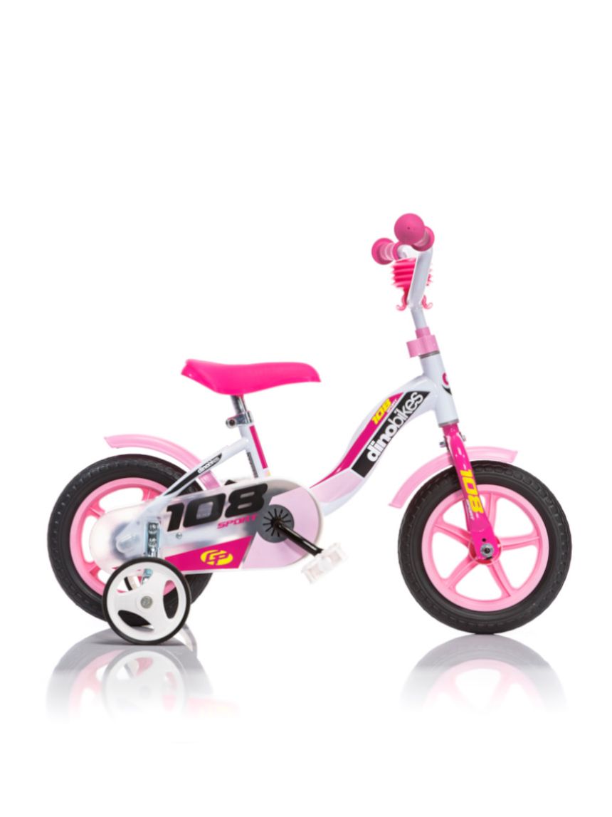 Bici bimba 10" senza freno 3-4 anni - dino bikes